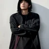 Kim Tae Hyung X Snow Peak Signature Black Windbreaker Jacket