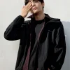 Kim Tae Hyung X Snow Peak Signature V Black Windbreaker Jacket