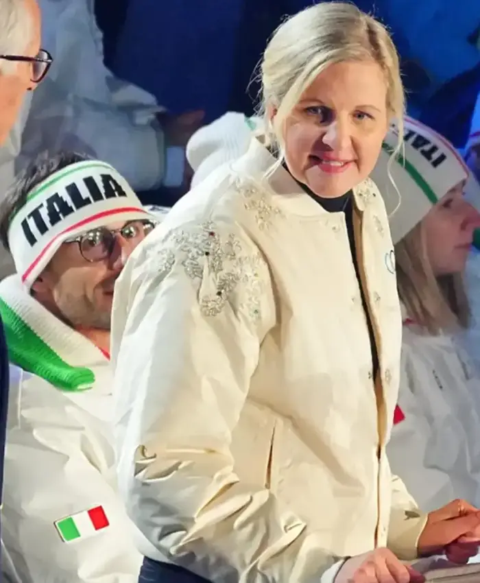 Kirsty Coventry Winter Olympics 2026 Closing Ceremony Jacket Side
