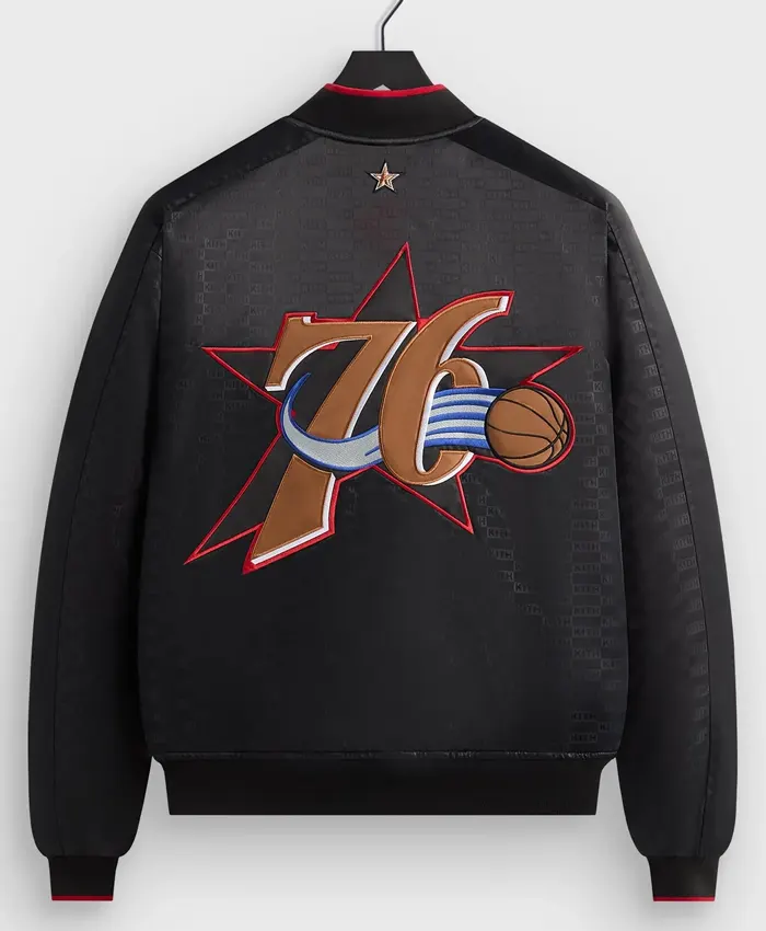 Kith Pro Basketball All-Star 2026 Philadelphia 76ers Bomber Jacket