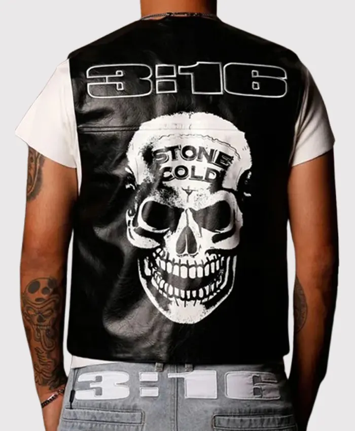 Loiter X WWE Stone Cold Leather Vest