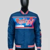 MLB All-Star Atlanta Braves Usher Blue Varsity Jacket Front