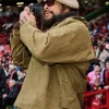 Manchester United Match Soccer Date 2026 Jason Momoa Olive Green Cotton Jacket - Shop