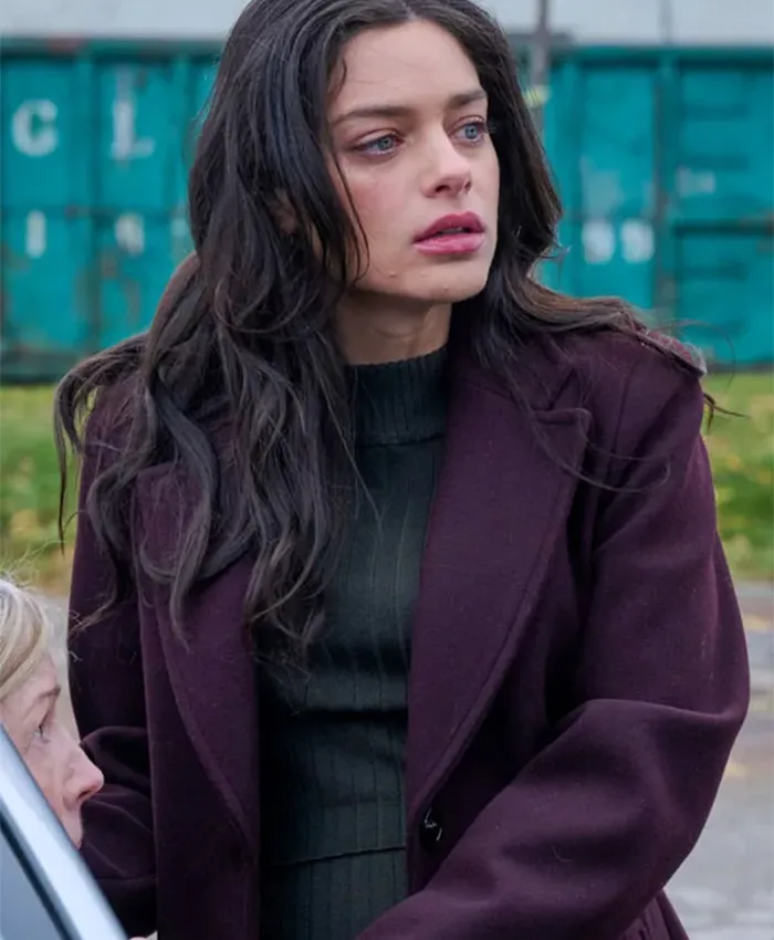 Memory of a Killer S01 Odeya Rush Wool Coat