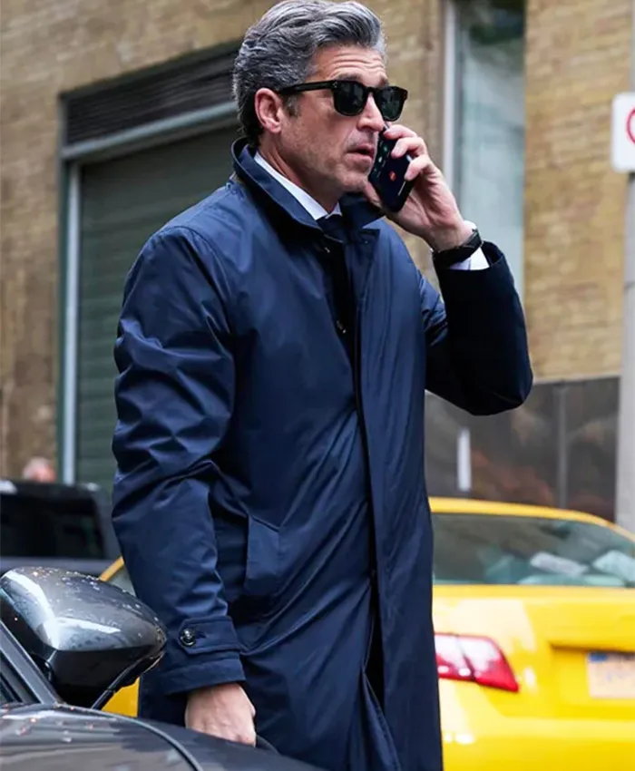 Memory of a Killer S01 Patrick Dempsey Blue Coat For Sale
