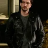 Memory of a Killer S01 Richard Harmon Black Leather Jacket
