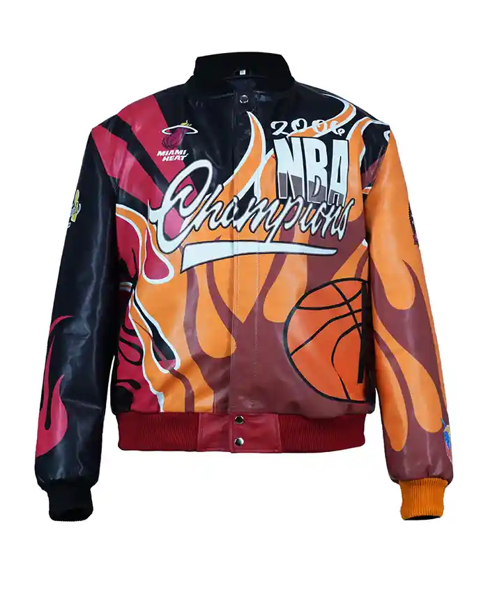 Miami HEAT x Jeff Hamilton 2006 Champ Jacket For Sale