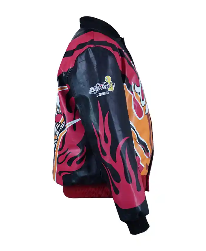 Miami HEAT x Jeff Hamilton 2006 Champ Jacket Side
