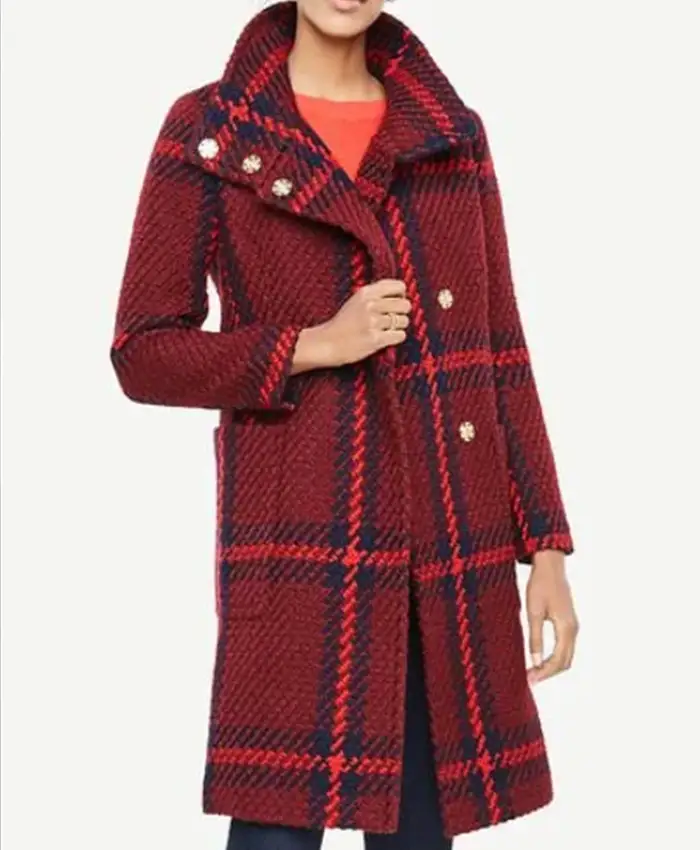 Molly Lansing-Davis General Hospital Plaid Coat For Sale