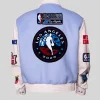 NBA All Star 2026 Wool and Leather Varsity Jacket Back