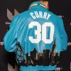 NBA All Star Jeff Hamilton Stephen Curry Blue Jacket - Shop now
