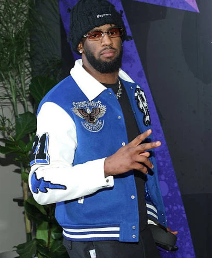 NFL Pro Bowl Games Brian Burns Varsity Jacket For Sale