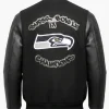 NFL Super Bowl LX’ 2026 Champions Seattle Seahawks Black Varsity Jacket