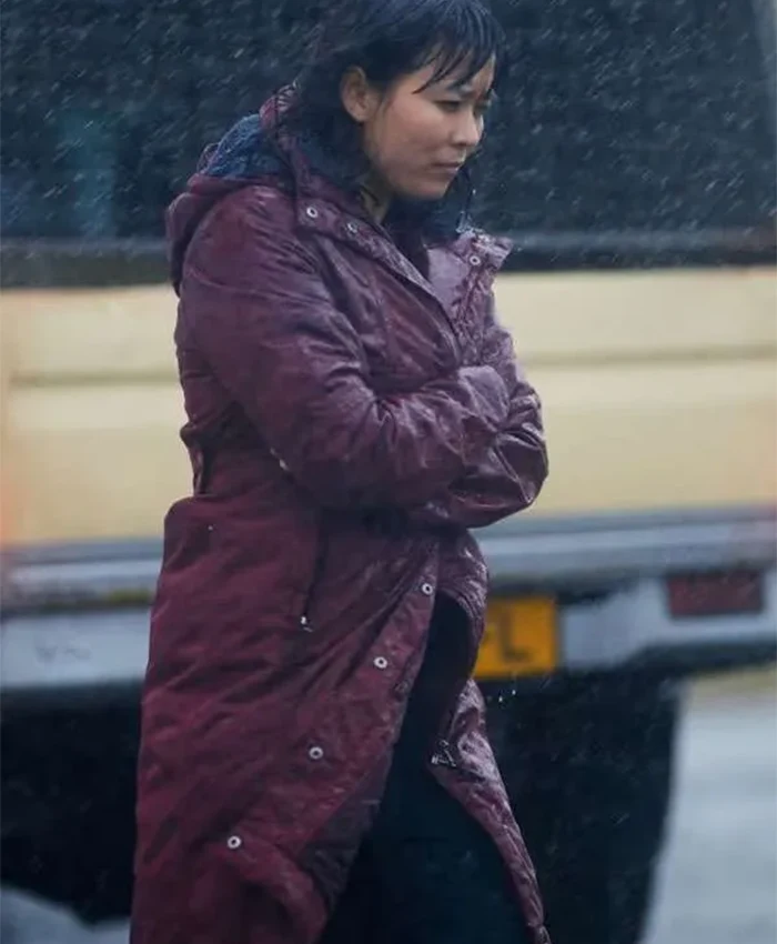 Naomi Yang Under Salt Marsh Maroon Coat