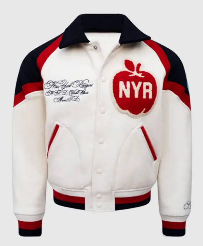 New York Rangers Winter Varsity Jacket