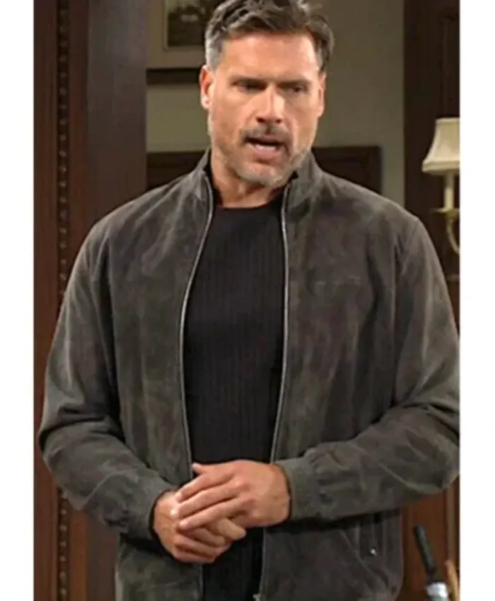 Nick Newman The Young and the Restless Suede Jacket