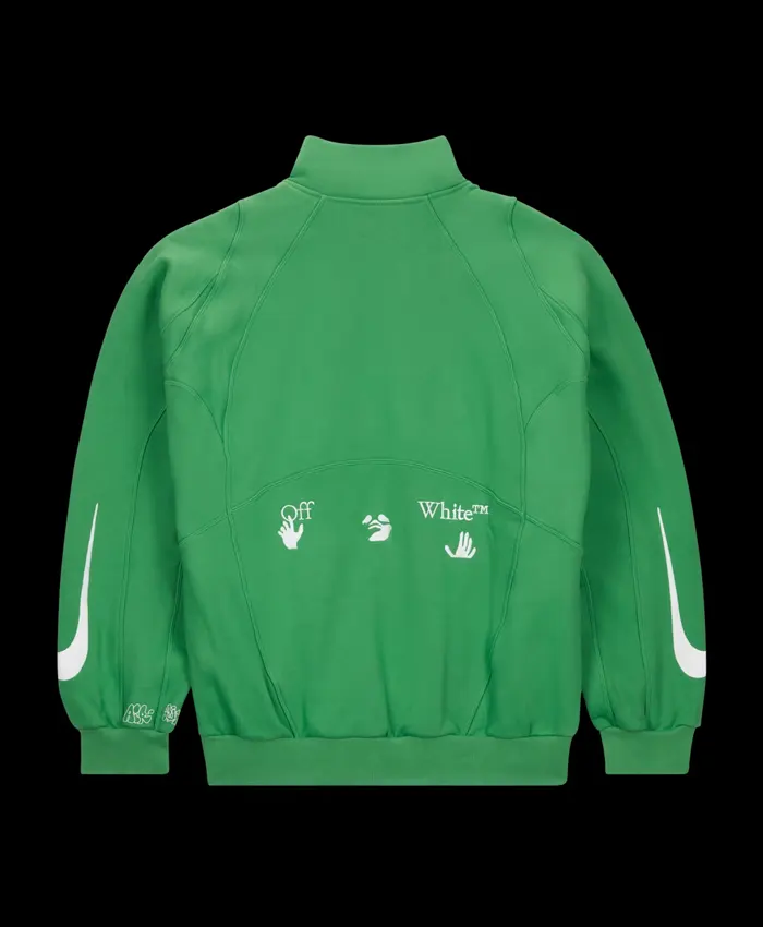 Nike x Off-White Green Track Jacket For Sale