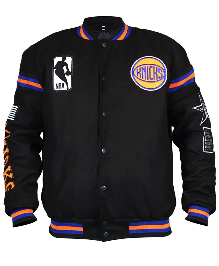 Ny Knicks Flight Dream History Collection Black Jacket