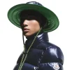 Olympics 2026 Team Brazil Black Puffer Jacket