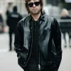 PFW 2026 Lennon Gallagher Leather Jacket
