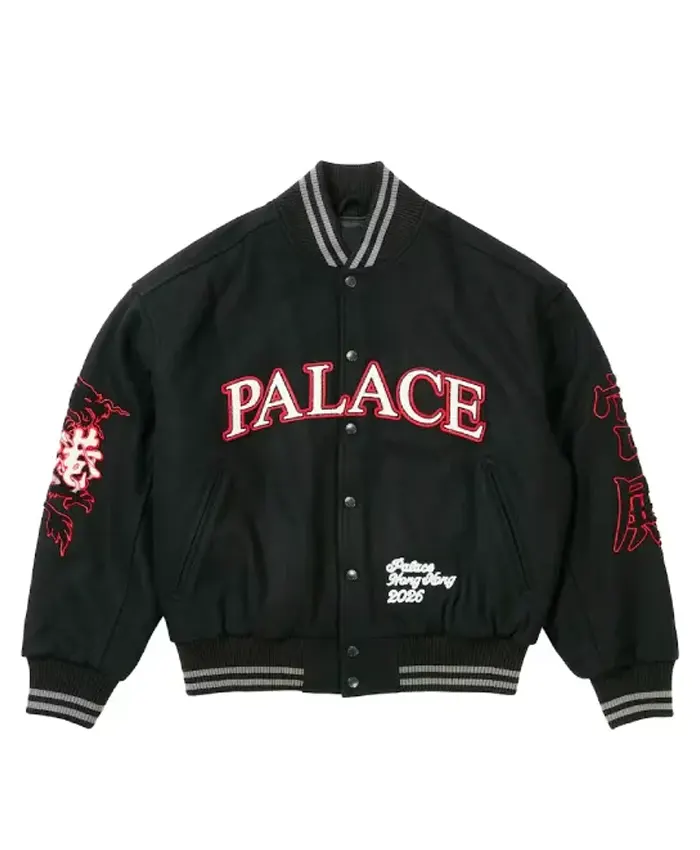 Palace Hong Kong Yin Yang Varsity Jacket