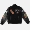 Patta x JFG 2026 Black Varsity Jacket