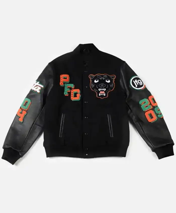 Patta x JFG 2026 Black Varsity Jacket