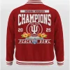 Peach Bowl Championship Indiana Hoosiers Red Varsity Jacket For Sale