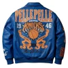 Pelle Pelle x All Star New York Jacket Blue Back