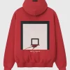 Philadelphia 76ers Fear of God x Barkley L. Hendricks 90’s Hoodie Red Back