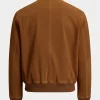 Polo Ralph Lauren Brown Suede Jacket For Sale