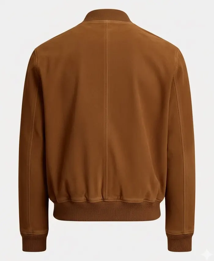 Polo Ralph Lauren Brown Suede Jacket For Sale