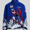 Polo Ralph Lauren Team USA Pile Blue Fleece Jacket