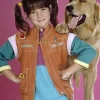 Punky Brewster Brown Vest