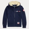 Ralph Lauren Team USA Navy Blue Hoodie
