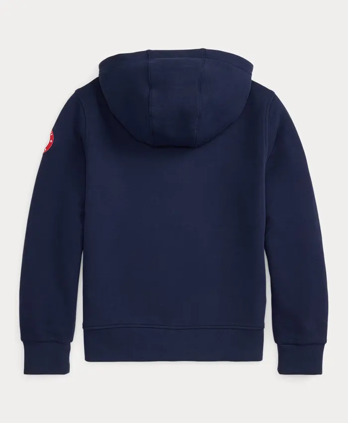 Ralph Lauren Team USA Navy Blue Hoodie For Sale