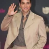 Red Carpet 2026 Maluma Cropped Beige Blazer