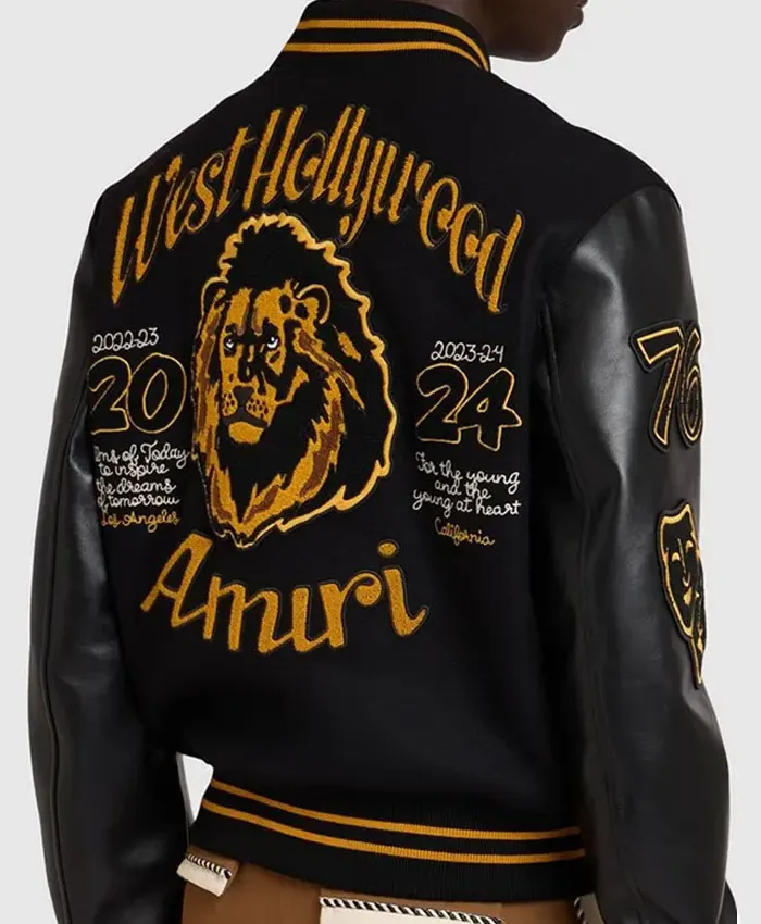 Relationship Goals Method Man Black Varsity Jacket Back