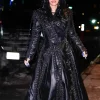 SNL 2026 Cardi B Black Leather Coat For Sale