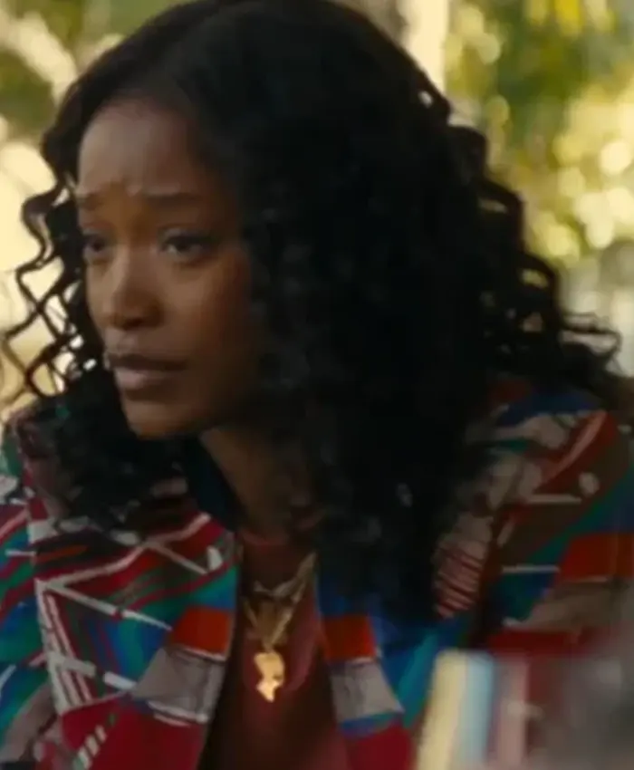 Samira Fisher The Burbs Print Bomber Jacket