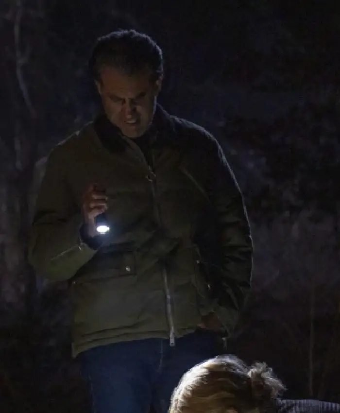 Scarpetta Bobby Cannavale Green Jacket For Sale