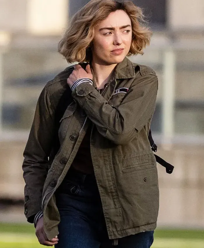 School Spirits S03 Maddie Nears Green Jacket Front