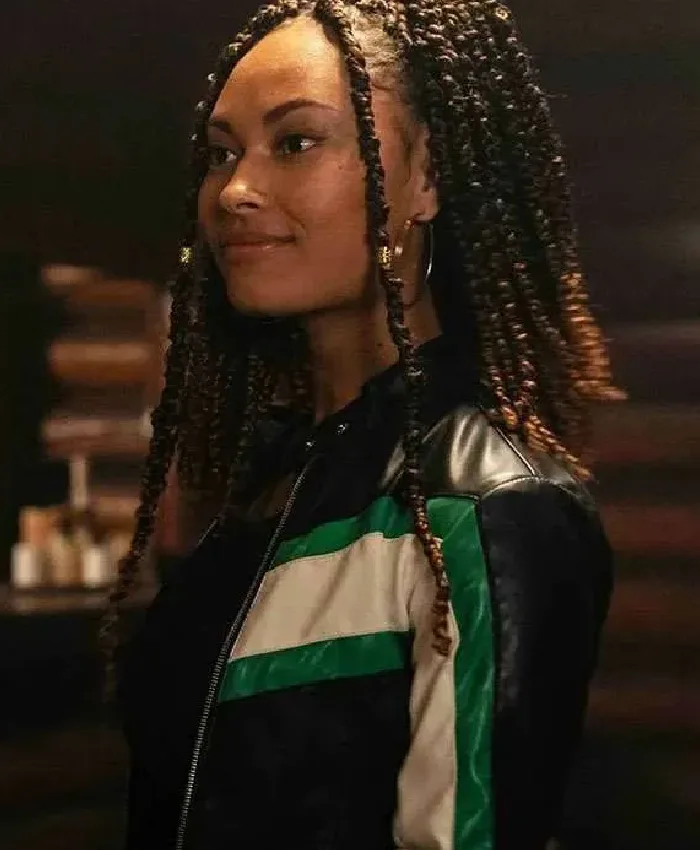 School Spirits S03 Rainbow Wedell Leather Jacket For Sale