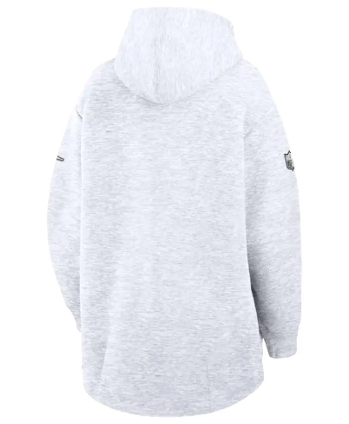 Seattle Seahawks Super Bowl LX Opening Night Tech Fleece White Hooded Jacket