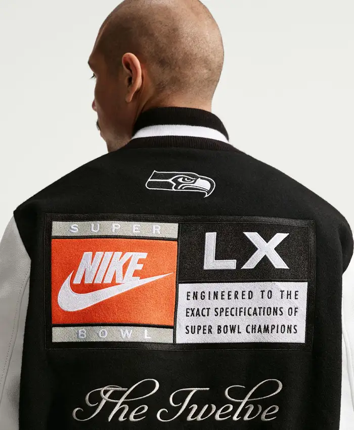 Seattle Seahawks x Nike Super Bowl Champions Destroyer Jacket For Sale