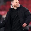 Sheffield United Vs Middlesbrough Sky Bet Championship Match Kim Hellberg Black Puffer Hooded Jacket