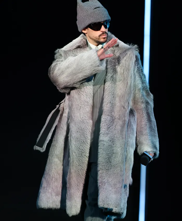 Shop Bad Bunny Super Bowl LX Halftime Show Shearling Coat Now