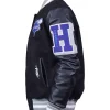Shop Charlotte Hornets Black Wool Bomber Jacket