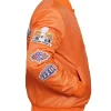 Shop Denver Broncos Super Bowl Orange Satin Bomber Jacket For Sale