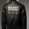 Shop Marty Supreme Leather Bomber Jacket for Women